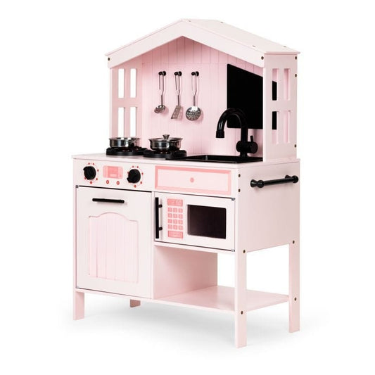 Angelove Pink Wooden Play Kitchen – Oven & Accessories