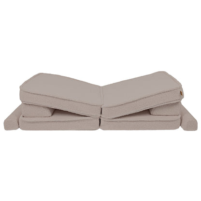 MeowBaby modular sofa in angled lounge position with backrest support