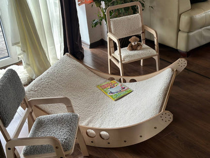 Luula Adjustable Children Chair – Cloud Mouse | Nestling
