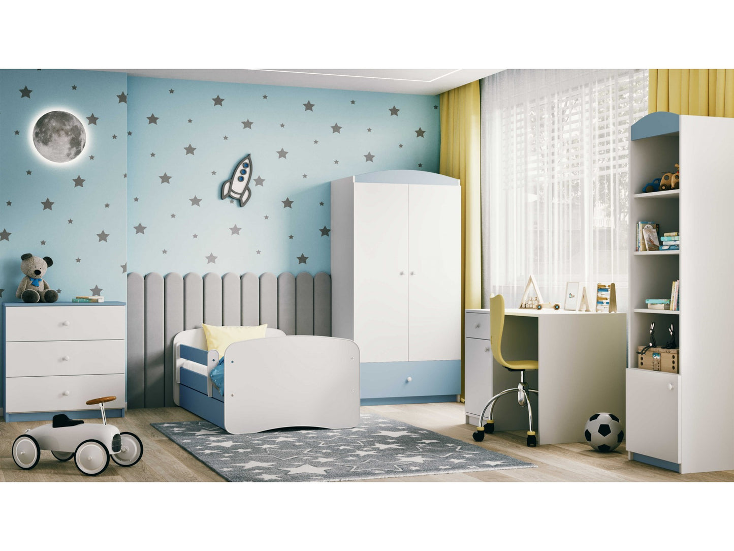 Babydreams Chest of Drawers Nursery Storage – бял скрин с 3 чекмеджета за детска стая | Nestling