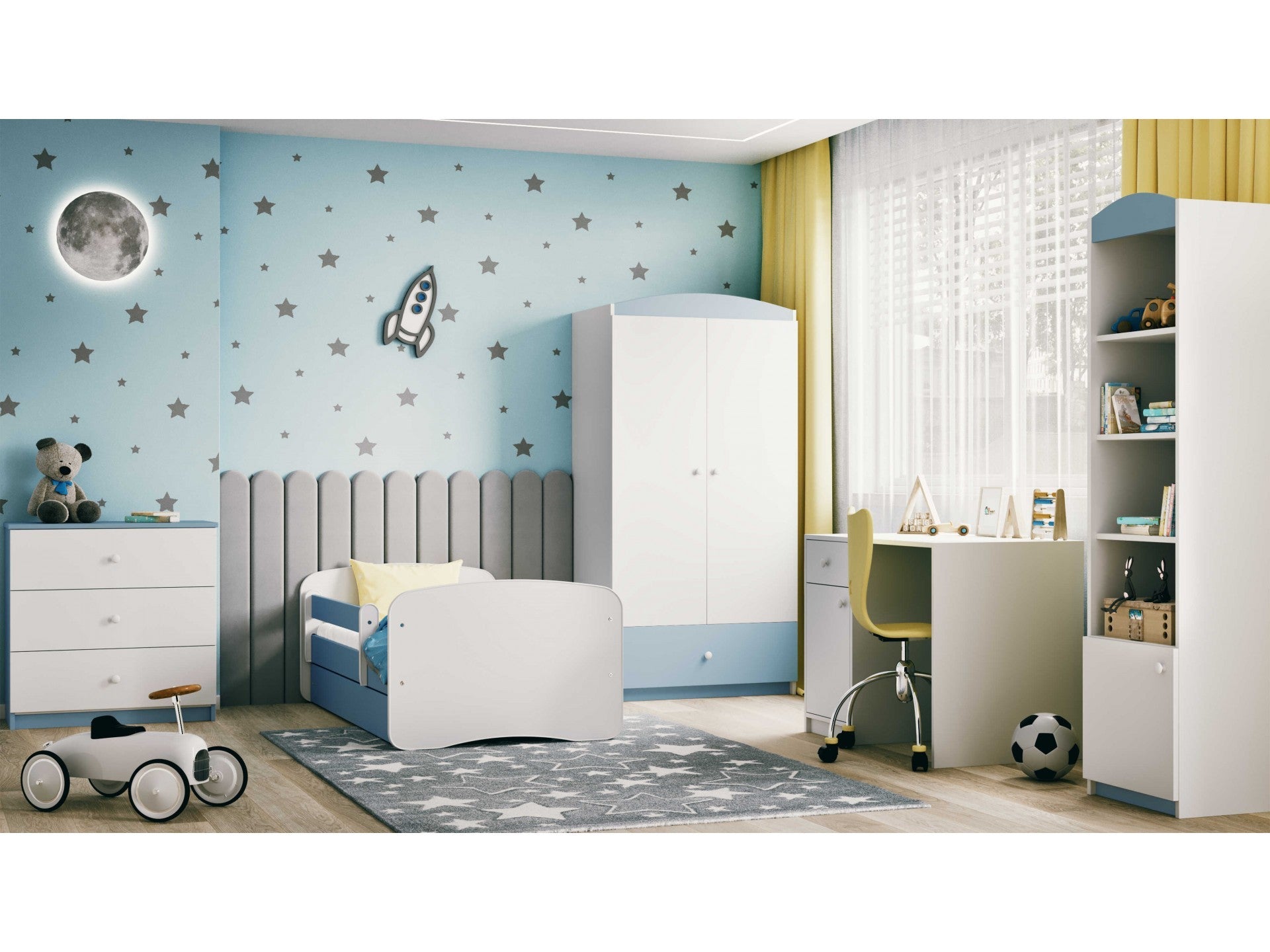 Babydreams Chest of Drawers Nursery Storage – бял скрин с 3 чекмеджета за детска стая | Nestling