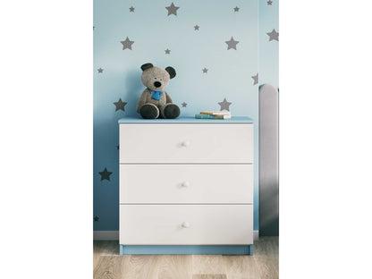 Babydreams Chest of Drawers Nursery Storage – бял скрин в детска стая | Nestling