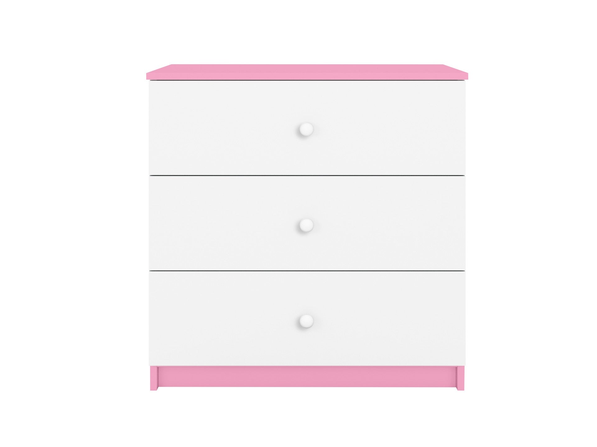 Babydreams Chest of Drawers Nursery Storage – диаграма размери скрин с 3 чекмеджета | Nestling