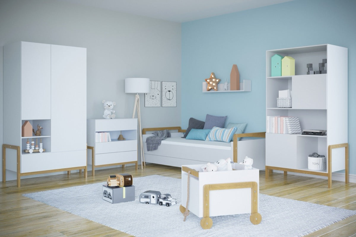 Bookshelf Victor Kids Scandinavian Bookcase Oak Legs – спален комплект с библиотека Victor | Nestling