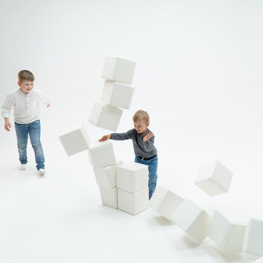 IGLU Foam Mega Cube Building Block – Ivory | Nestling