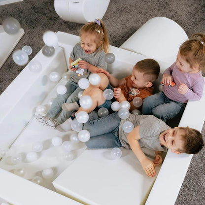 IGLU Soft Play басейн с топки — бял