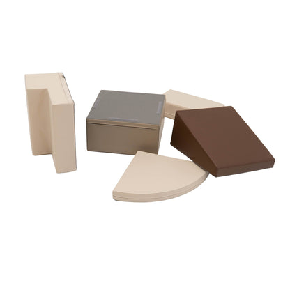 IGLU Soft Play 5 Foam Block Set – Chocolate Dune Corner Climber | Nestling
