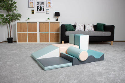 IGLU Soft Play 7 Foam Block Set – Discoverer – Light Pastel