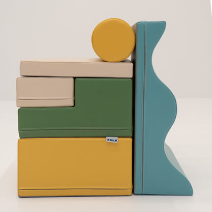 IGLU Soft Play 6 Foam Block Set – Pastel Turquoise Explorer | Nestling