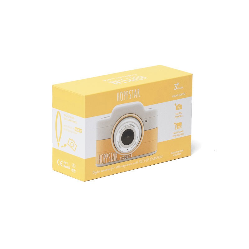 Cutia de cadou a aparatului foto pentru copii Hoppstar Expert Citron