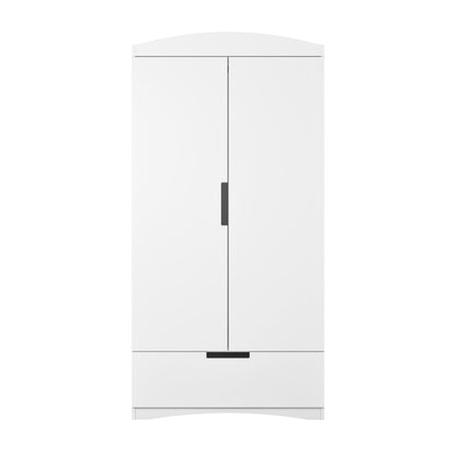 Kocot Kids Classic Wardrobe White Kids Room – диаграма с размери и мерки | Nestling