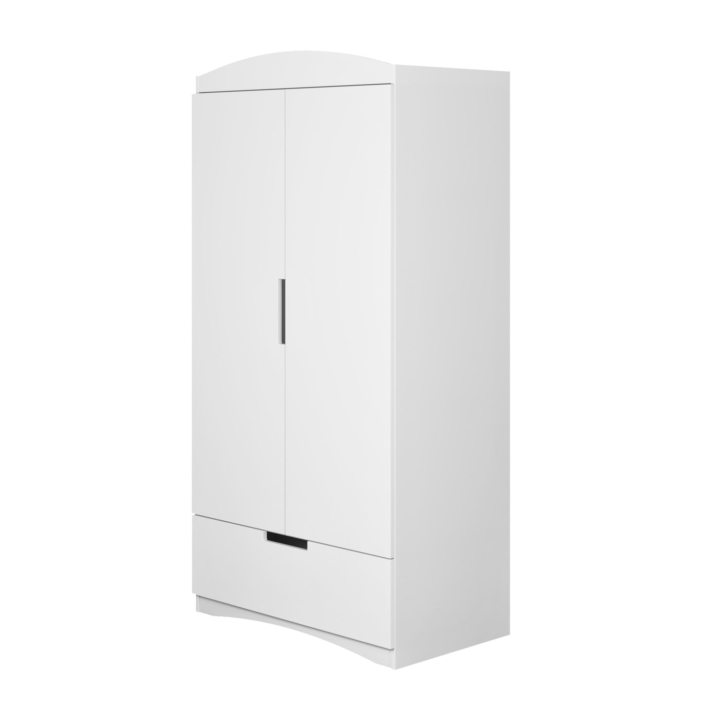 Kocot Kids Classic Wardrobe White Kids Room – ъглов изглед гардероб кашмир съхранение | Nestling