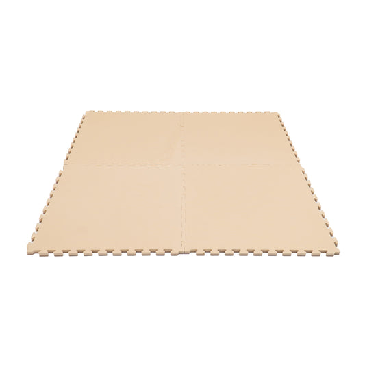 IGLU Large Foam Puzzle Mats – Beige & Dark Beige | Nestling