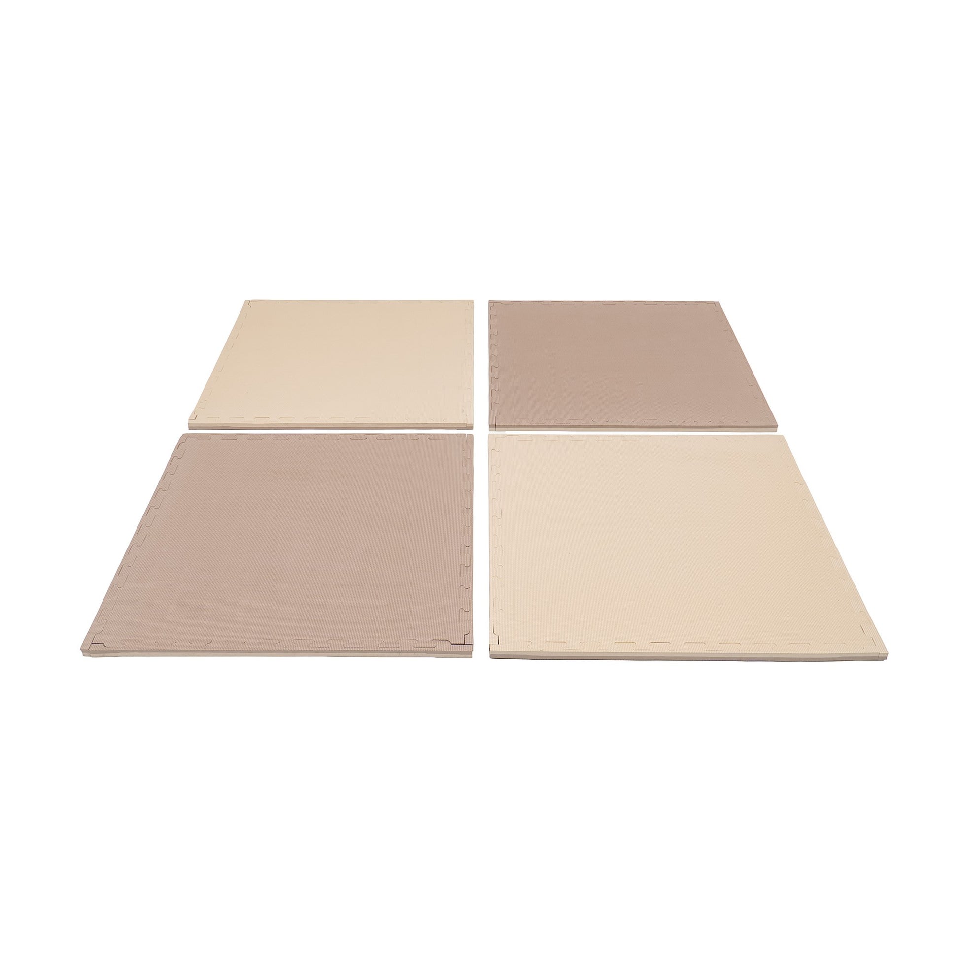 IGLU Large Foam Puzzle Mats – Beige & Dark Beige | Nestling