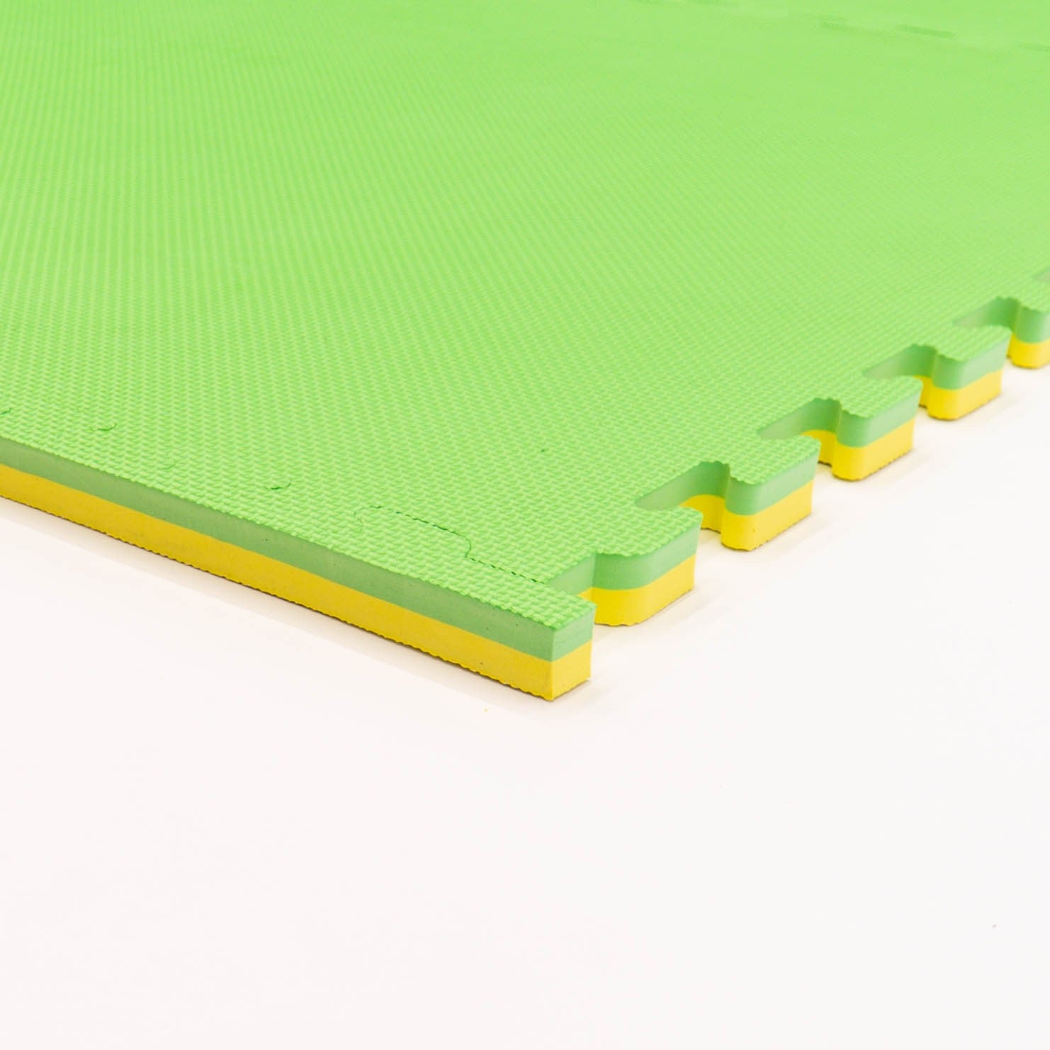 IGLU Large Foam Puzzle Mats – Spring Green & Yellow | Nestling