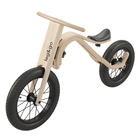leg&go Дървен велосипед за баланс 3в1