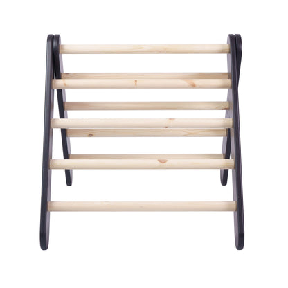 MeowBaby Black Ladder House Kids Playhouse – playhouse styled in nursery room décor | Nestling