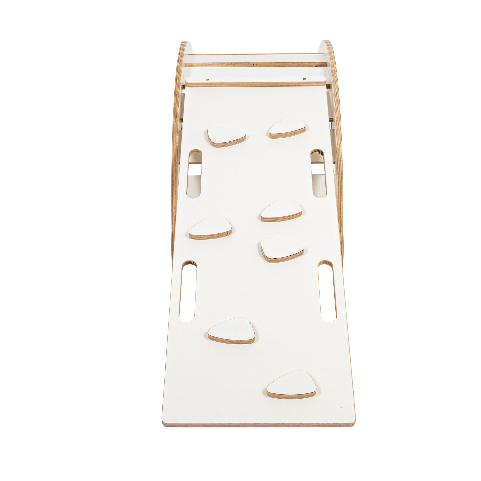MeowBaby Dream Rocker with Slide & Ladder – White – child on slide rocking horse set | Nestling
