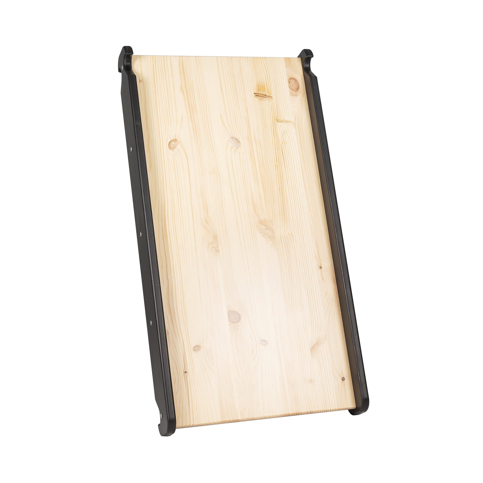 MeowBaby Kids Ladder with Slide and Climbing Wall Black – close-up slide attachment joint | Nestling