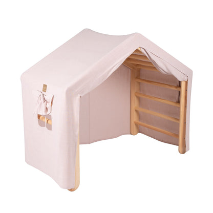 MeowBaby Large Ladder House Kids Playhouse – dimensions diagram 115x120x130cm | Nestling