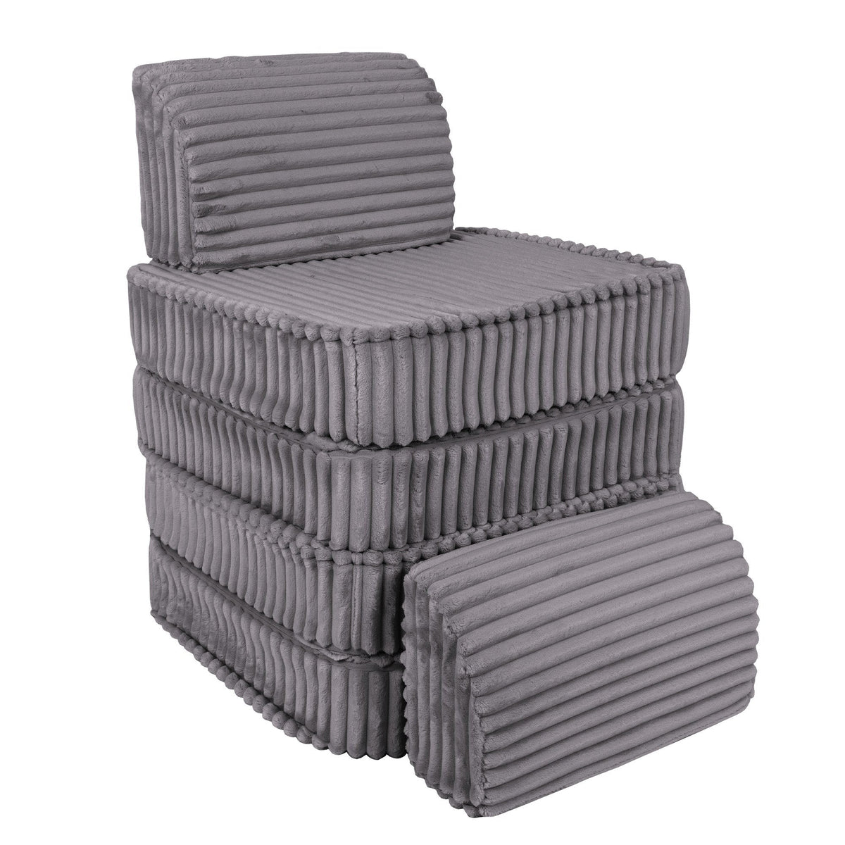 MeowBaby Small Modular Sofa – Churros – Jurassic Grey