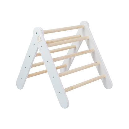MeowBaby White Ladder House Pink Cover – kids climbing white wooden ladder playhouse | Nestling