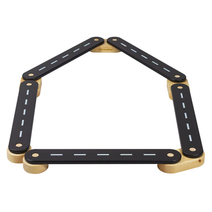 MeowBaby Wooden Balance Beam Sensory Path for Kids – beam connector joint detail close-up | Nestling