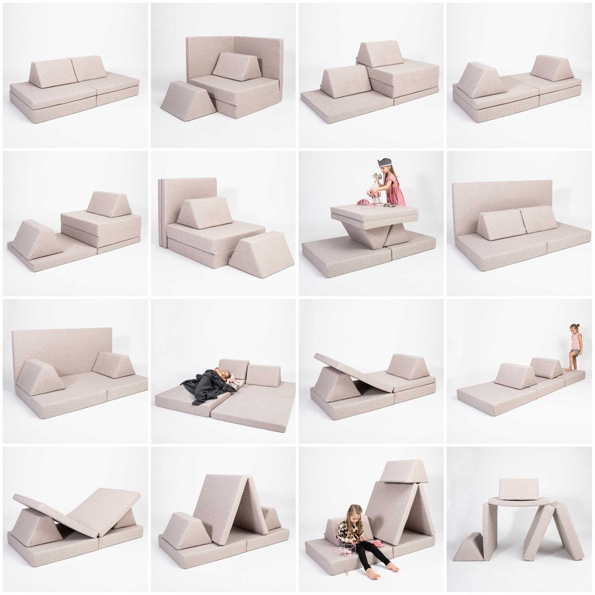 Monboxy Activity Play Mattress Set Beige – Nestling