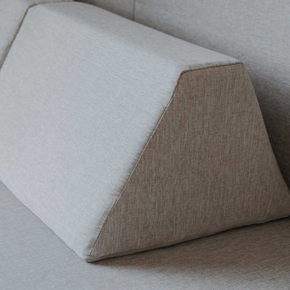 Monboxy Activity Play Mattress Set Beige Foam Fabric Close-up – Nestling