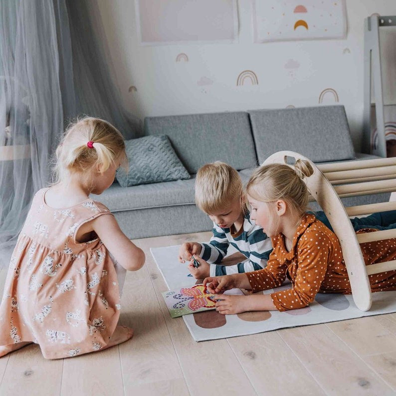 Монтесори катерачна арка с рампа