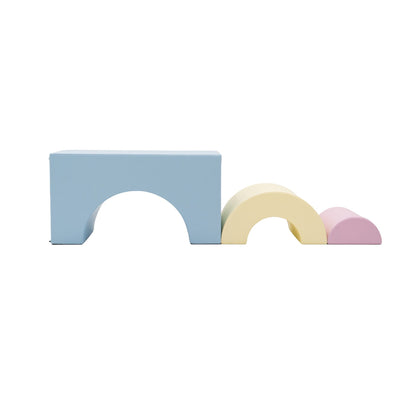 IGLU Rainbow Bridge Soft Play Set – Light Pastel