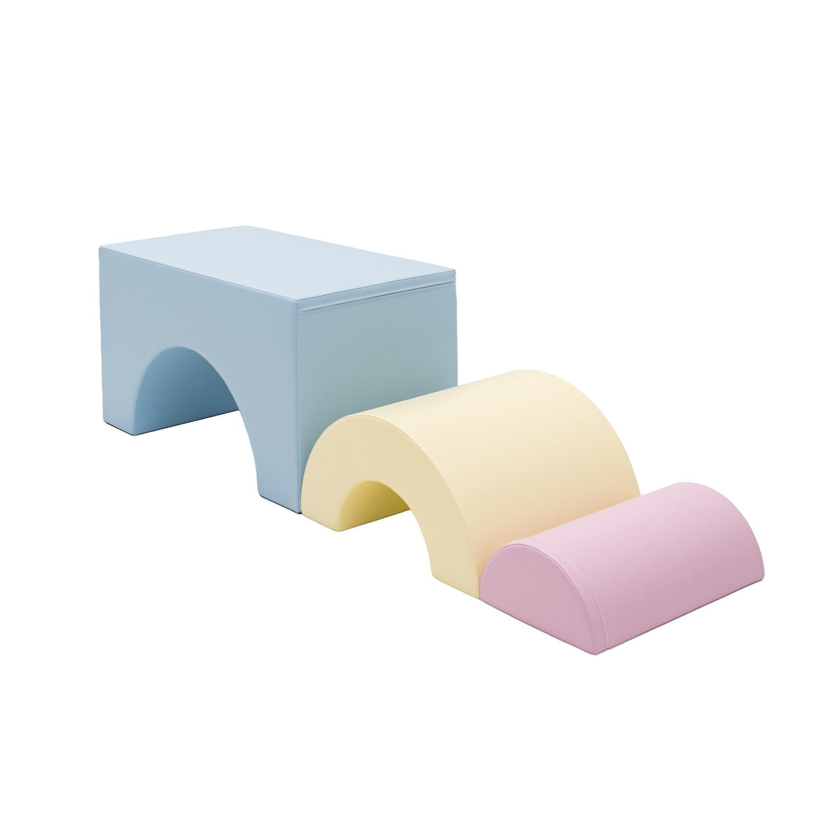 IGLU Rainbow Bridge Soft Play Set – Light Pastel
