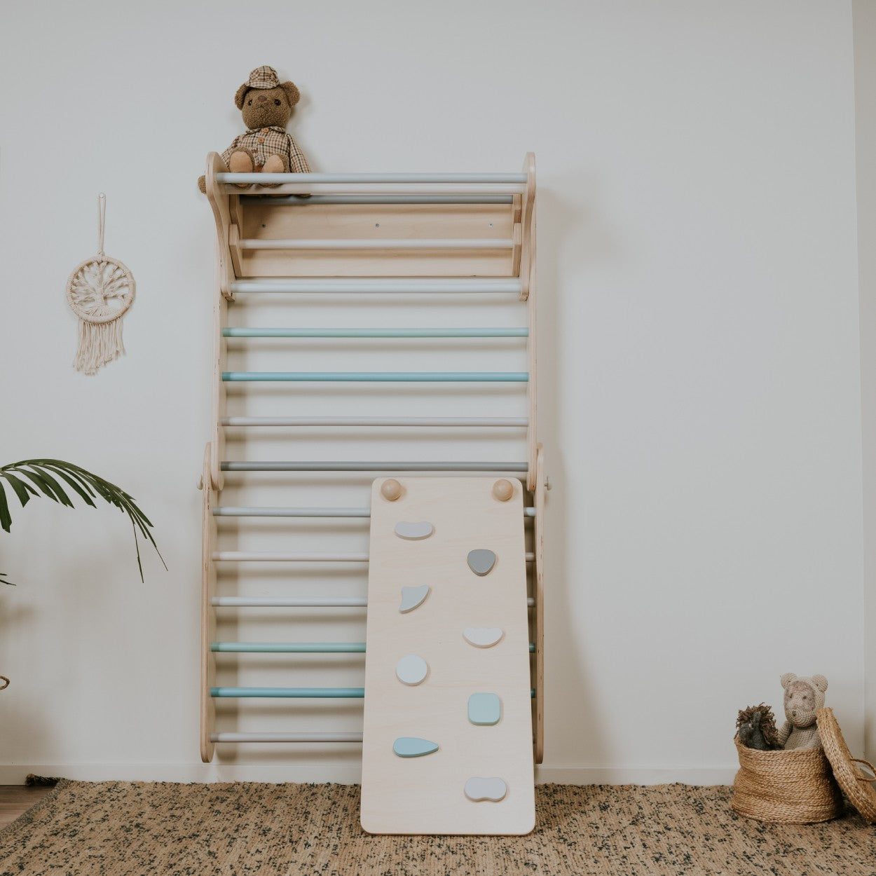 leg&go Ramp for Pikler Triangle and Swedish Wall – Pastel | Nestling