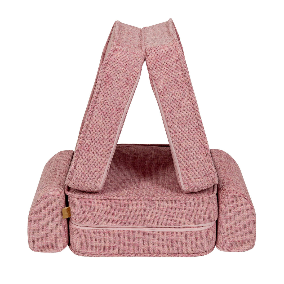 MeowBaby Small Modular Sofa for Kids – Tangle – Bubblegum Pink