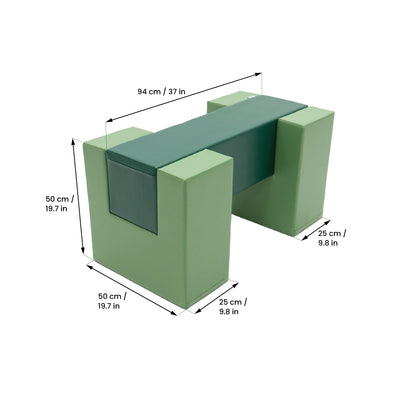 IGLU Soft Play Activity Set Balance Bridge – Green | Nestling