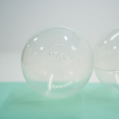 IGLU Soft Play Ball Pit Balls 500pc – Translucent | Nestling