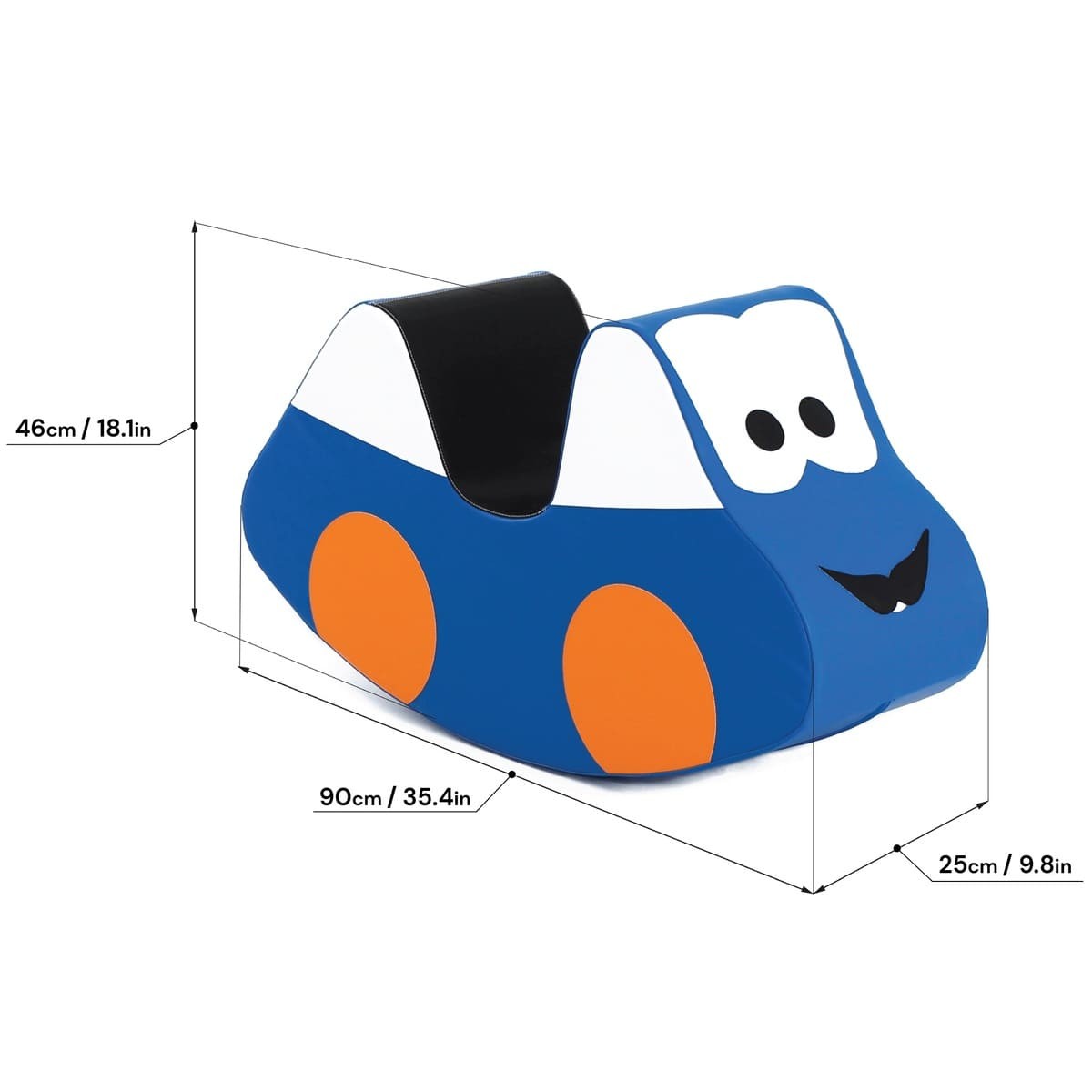 IGLU Soft Play Ride On Toy – Car – Blue