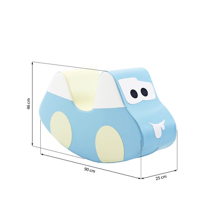 IGLU Soft Play Ride On Toy – Car – Light Blue