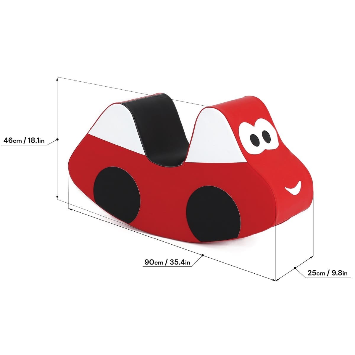 IGLU Soft Play Ride On Toy – Red Car | Nestling