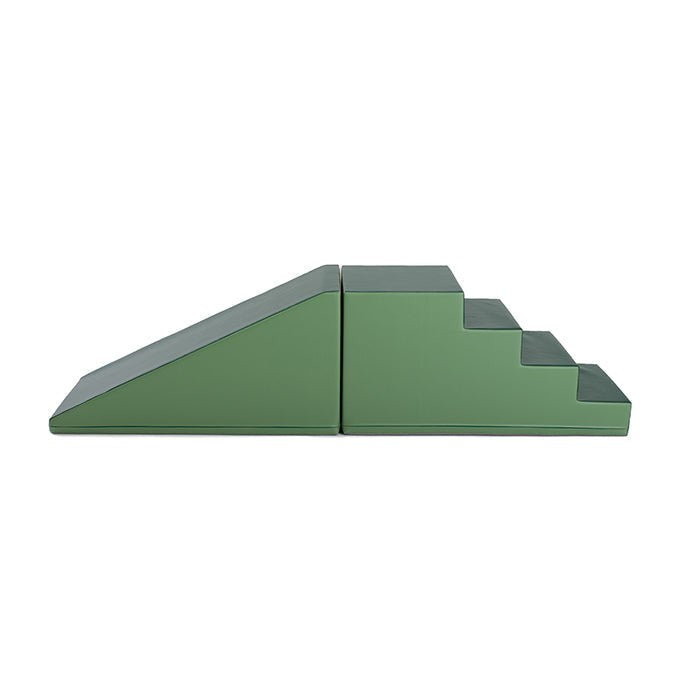 IGLU Soft Play Step and Slide Set – Green | Nestling