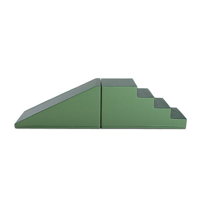 IGLU Soft Play Step and Slide Set – Green | Nestling