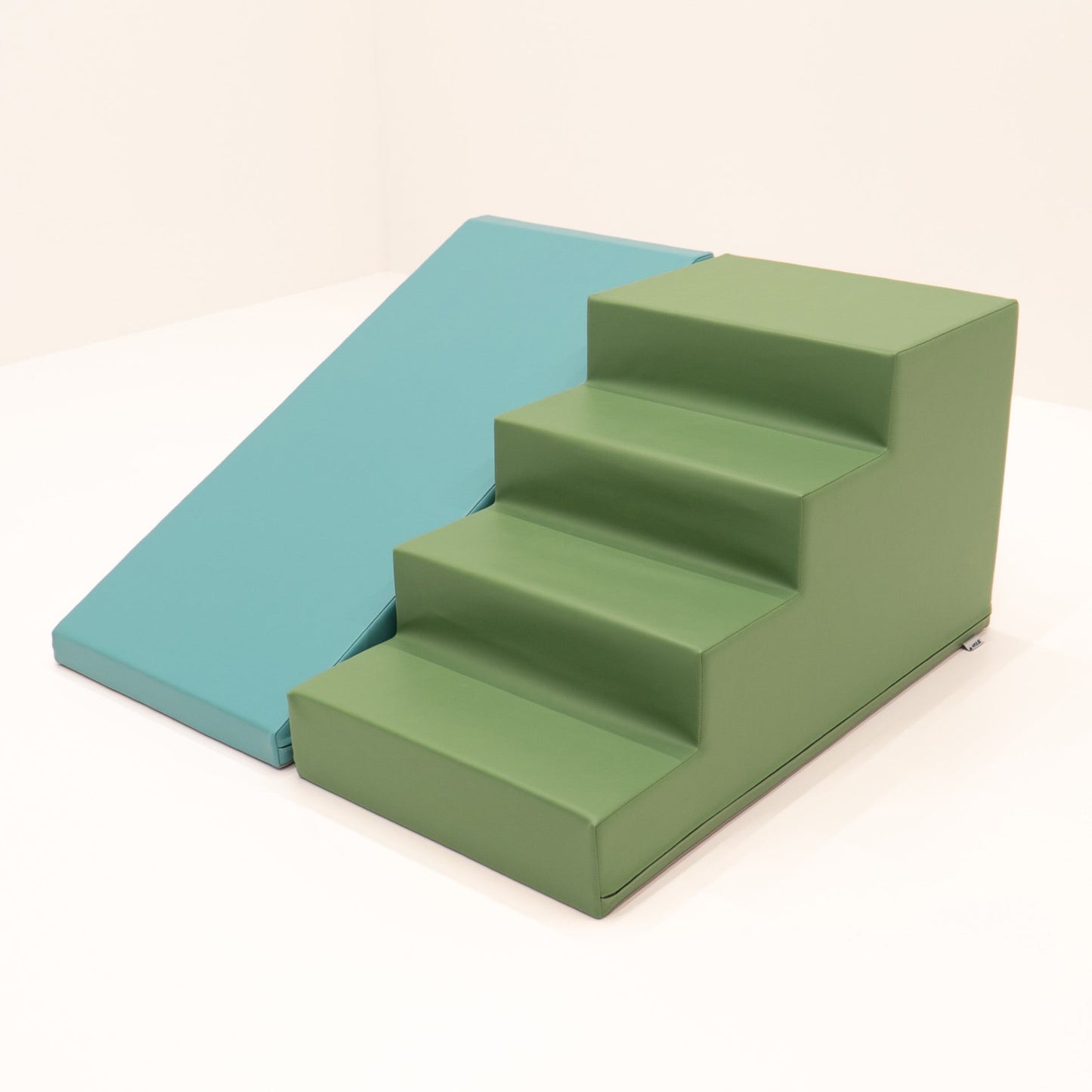 IGLU Soft Play Step and Slide Set – Pastel Turquoise | Nestling