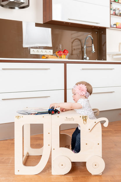 Family-scl Trolley Kitchen Helper - Lacquered