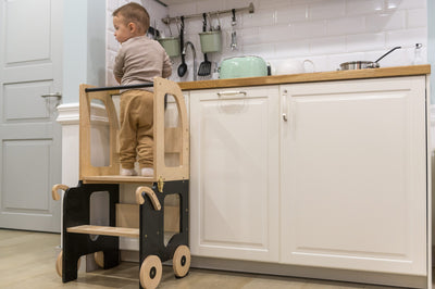 Family-scl Trolley Kitchen Helper – Convertible Learning Tower