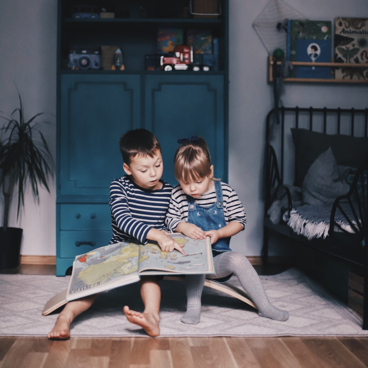 Дървена баланс дъска с сиво фибро